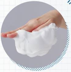 いるじゅらさ石鹸の泡の画像
